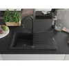 Mexen Cesar 1 Becken-Granitspüle mit Abtropffläche und Produktbild-Vorschau 3