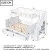 Flieks Etagenbett 90x200/140x200 mit Lattenrost, Hochbett Produktbild-Vorschau 7