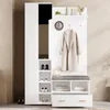 MODFU Garderobenset,Wandgarderobe mit Spiegel und Produktbild-Vorschau 2