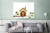 MuchoWow® Poster Illustration einer Eule und ihres Hauses Produktbild-Vorschau 5