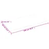 vidaXL Wandregal Dunkelgrau 100x60x2 cm Massivholz Eiche Produktbild-Vorschau 11