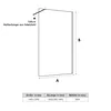 SONNI Sprcha Walk-in Sprchová zástěna Walk-in, 140x200 cm, Náhled obrázku produktu 8