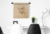 MuchoWow® Wandteppich Wandbehang Skizze - Leonardo da Vinci Produktbild-Vorschau 3