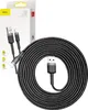 Cable Lightning Usb Baseus Cafule 2A 3M (Szaro-Czarny) Voir les images du produit 10