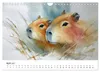 Capybara - die Kunst des gelassenen Daseins (Wandkalender Produktbild-Vorschau 7