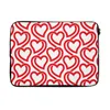 MuchoWow® Laptop Hülle 13 Zoll Linienkunst - Valentinstag - Produktbild-Vorschau 1