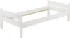 Kieferbett weiß Einzelbett 80x200 Massivholzbett Bettrahmen Produktbild-Vorschau 2
