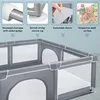 Baby Laufstall Laufgitter 180*150*66cm mit atmungsaktivem Produktbild-Vorschau 5