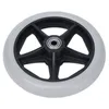 6in 5 trou Solid WheelPolyuréthanefauteuil roulant Caster Voir les images du produit 2