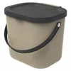 Rotho Albula, 6 l, Rechteckig, Kunststoff, Cappuccino, Produktbild-Vorschau 9