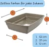 2er Set Katzenklo XXL Katzentoilette offen ohne Deckel Produktbild-Vorschau 2