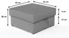 Masseno Polsterhocker FERA Pouf Creme 65x65 cm Produktbild-Vorschau 3