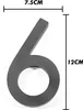 5 pouces numéro 7 numéro de maison flottant Numéros de Voir les images du produit 2