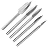 5 pièces/kit d'outils de gravure sur bois Fraise racine Voir les images du produit 7