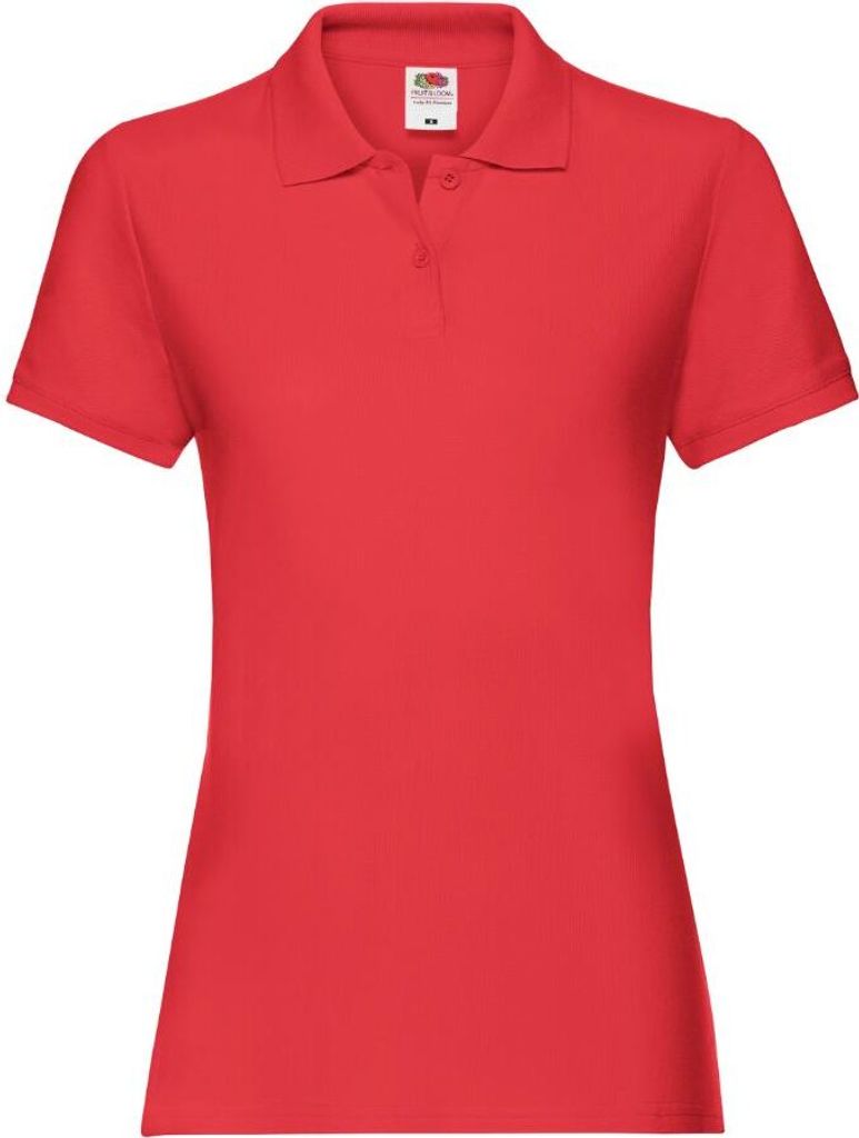 Poloshirt für Damen Lady-Fit Premium Polo - Rot, M