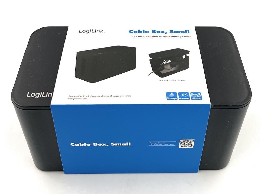 LogiLink Kabelbox - Kabelmanagement-Box - Schwarz Produktbild 10