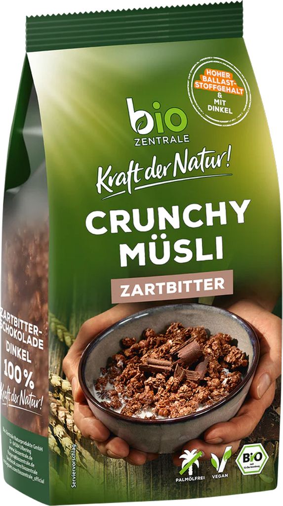 Muesli croccante biologico al cioccolato fondente di farro Immagine del prodotto 
