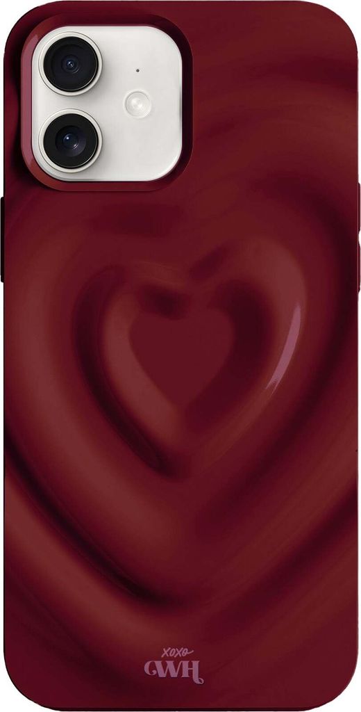 Biggest Love Burgundy - Kompatibel mit iPhone 12