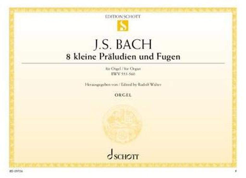 8 kleine Präludien und Fugen Immagine del prodotto 
