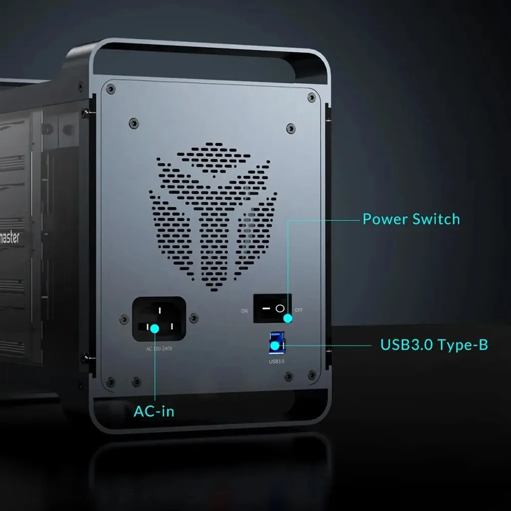 Boîtier 4 baies robuste 80 To transfert rapide USB 3.0 haute capacité - 2