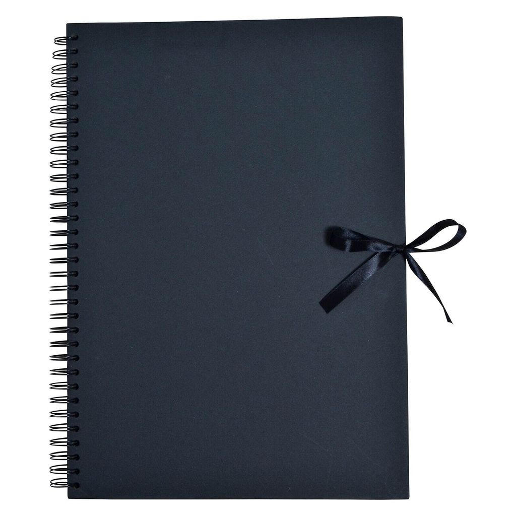 Album scrapbook A3 nero, 40 fogli neri, album a spirale, Immagine del prodotto 