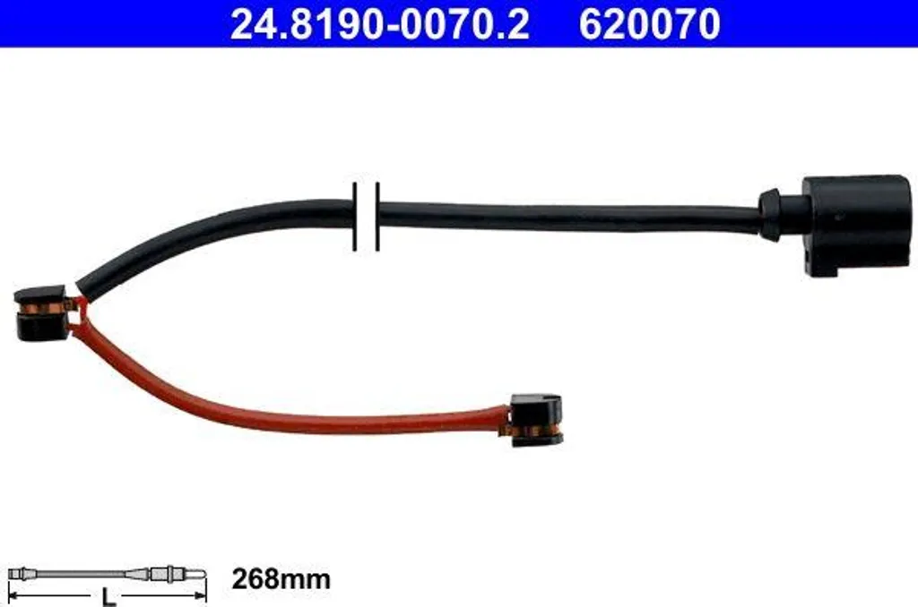 Capteur Usure Plaquettes de Frein pour Cayman et Boxster - OE 98160916300