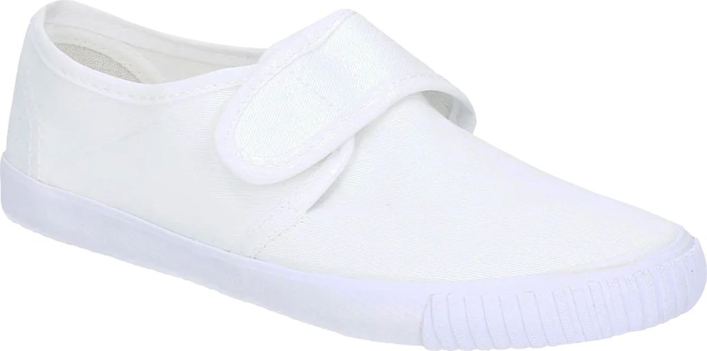 Mirak CSG/99248 Kinder Gymnastikschuhe / Turnschuhe mit Klettverschluss FS1201 (29 EU) (Weiß)