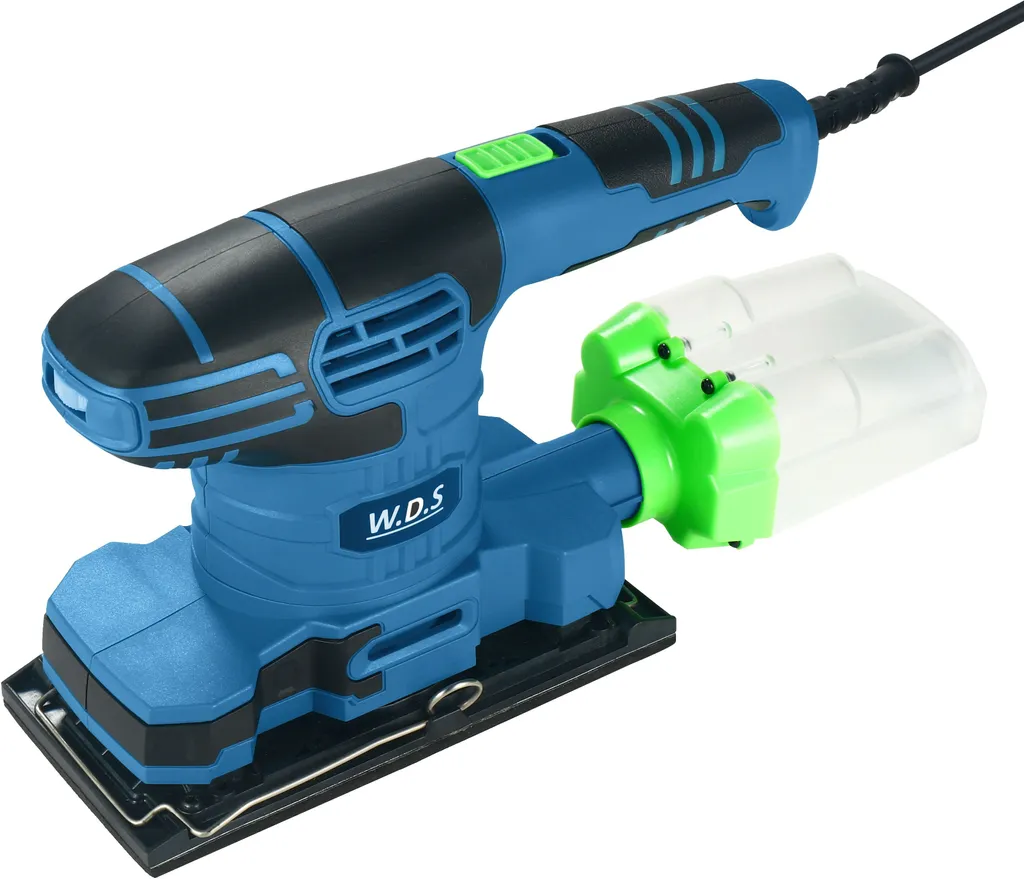 Kraft & Dele WDS2504 Ponceuse Vibrante 1500W pour Travaux de Finition