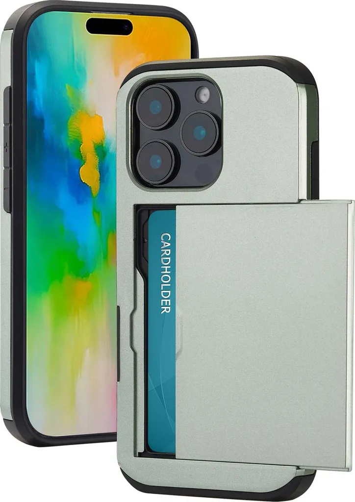 Custodia imoshion iPhone 16 Pro Verde con Porta Carte | Eleganza e Protezione