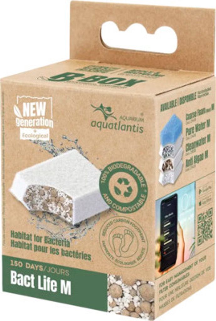 Filtermaterial Aquatlantis B-Box Bact Life M für  Box Produktbild 