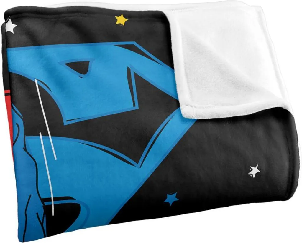 Superman Couverture Action Pose TV19040 - Plaid Polaire Doux Multicolore