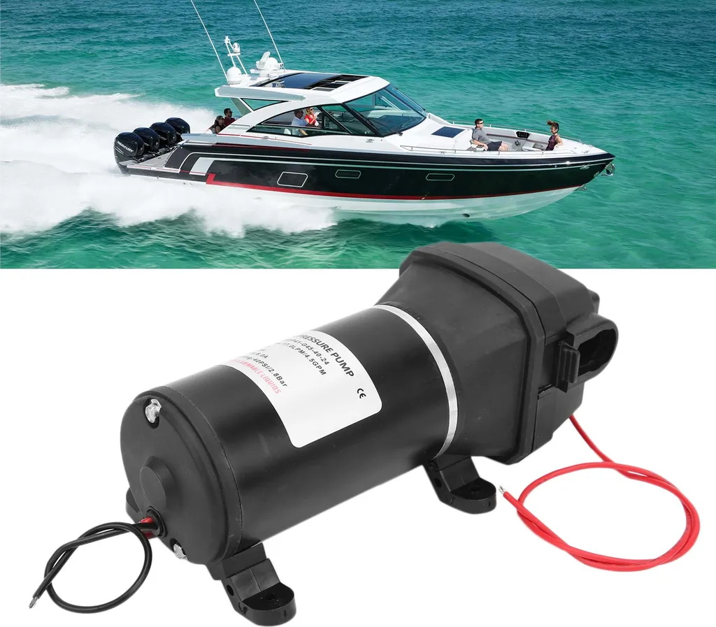 Pompe à eau automatique à membrane 24V silencieuse pour camping-car