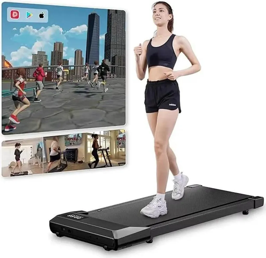 Walking Pad BA06 Tapis de course de bureau 1,5 HP Bluetooth Noir