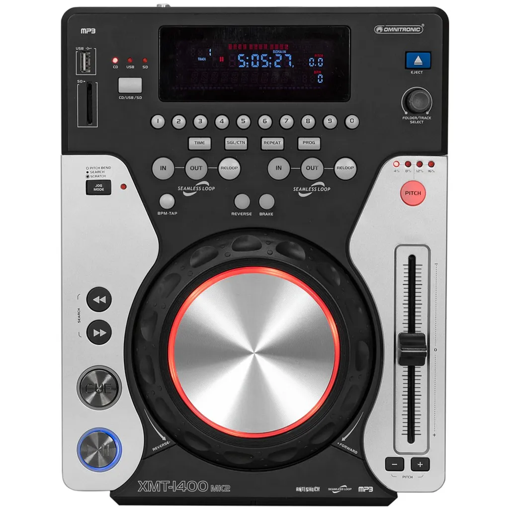 Lecteur CD DJ stable pour éviter les coupures de son sur scène