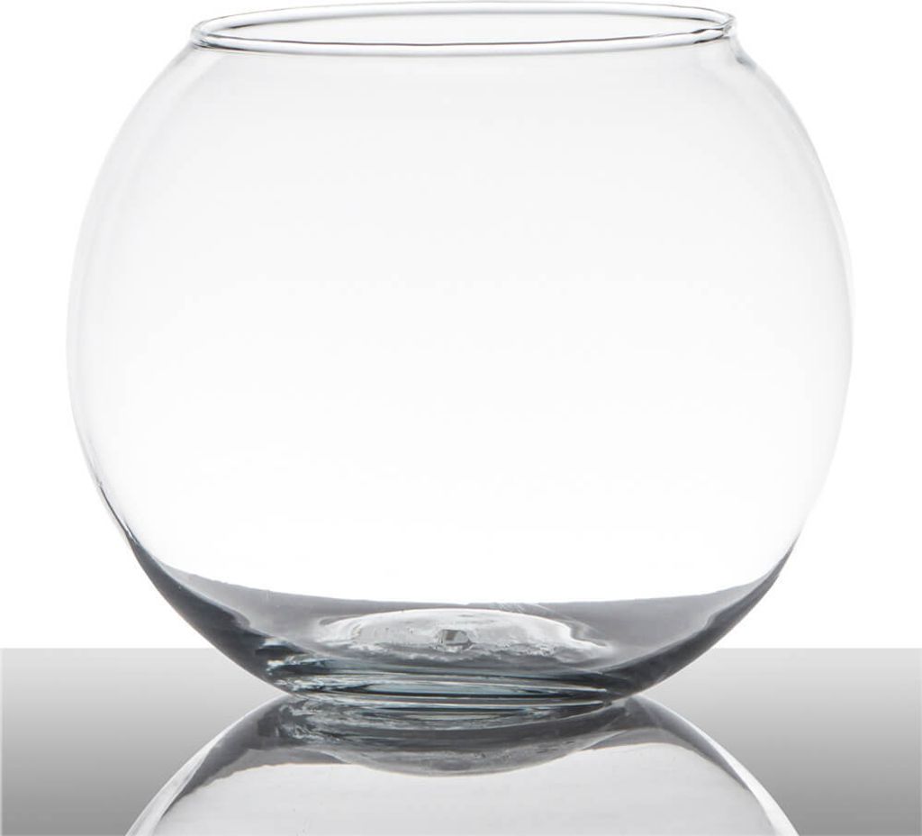 Kugelförmiges Dekoglas Dekoglas Glasvase 1 Stk Ø 14x11 cm