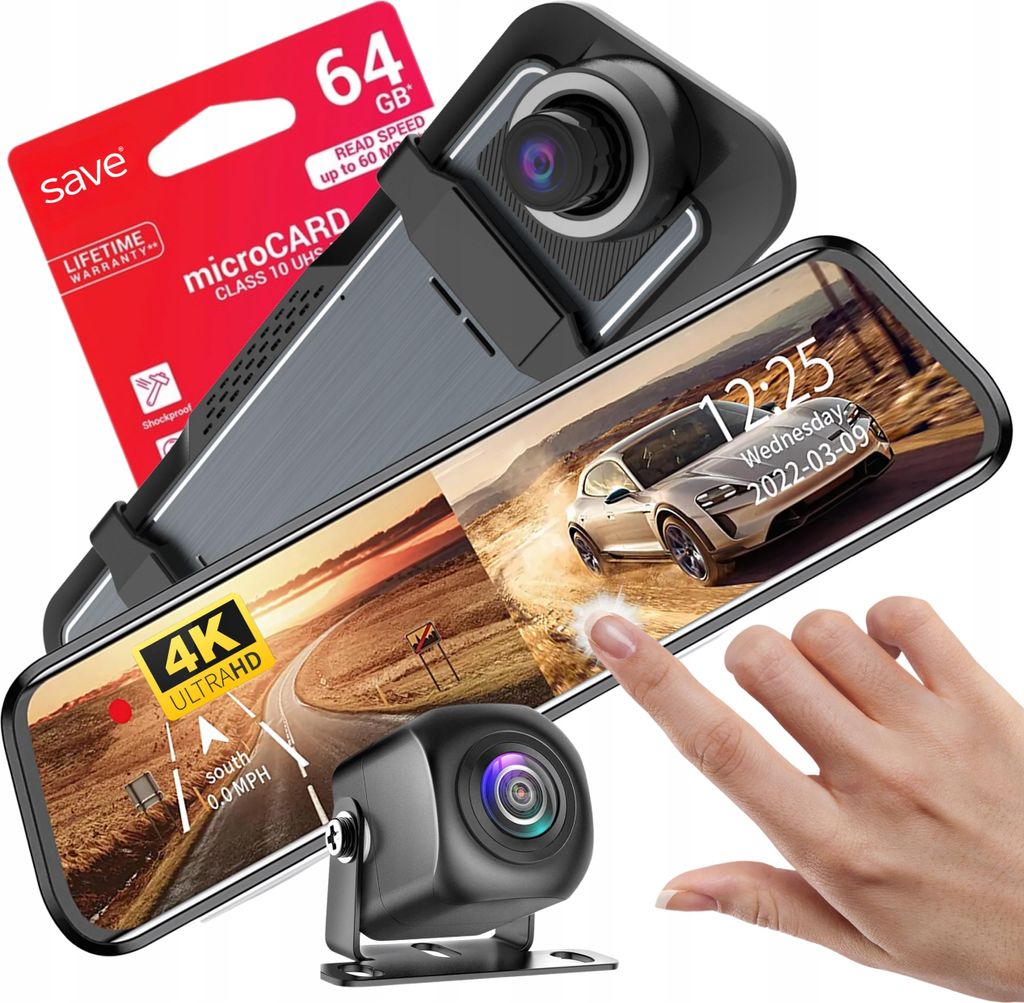 Autokamera-videorekordér Zadná kamera-videorekordér 4K 2K Obrázok produktu 