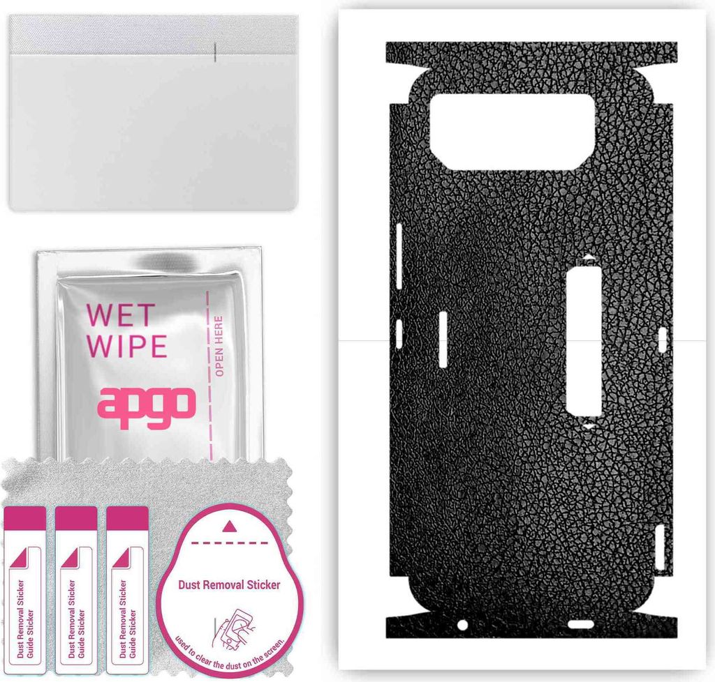 apgo Rückseite + Seiten Schutzfolie, Skin, kompatibel mit Asus ROG Phone 6 Pro, Hinten Displayschutzfolie aus Vinylfolie, kratzfest, einfache Mont...