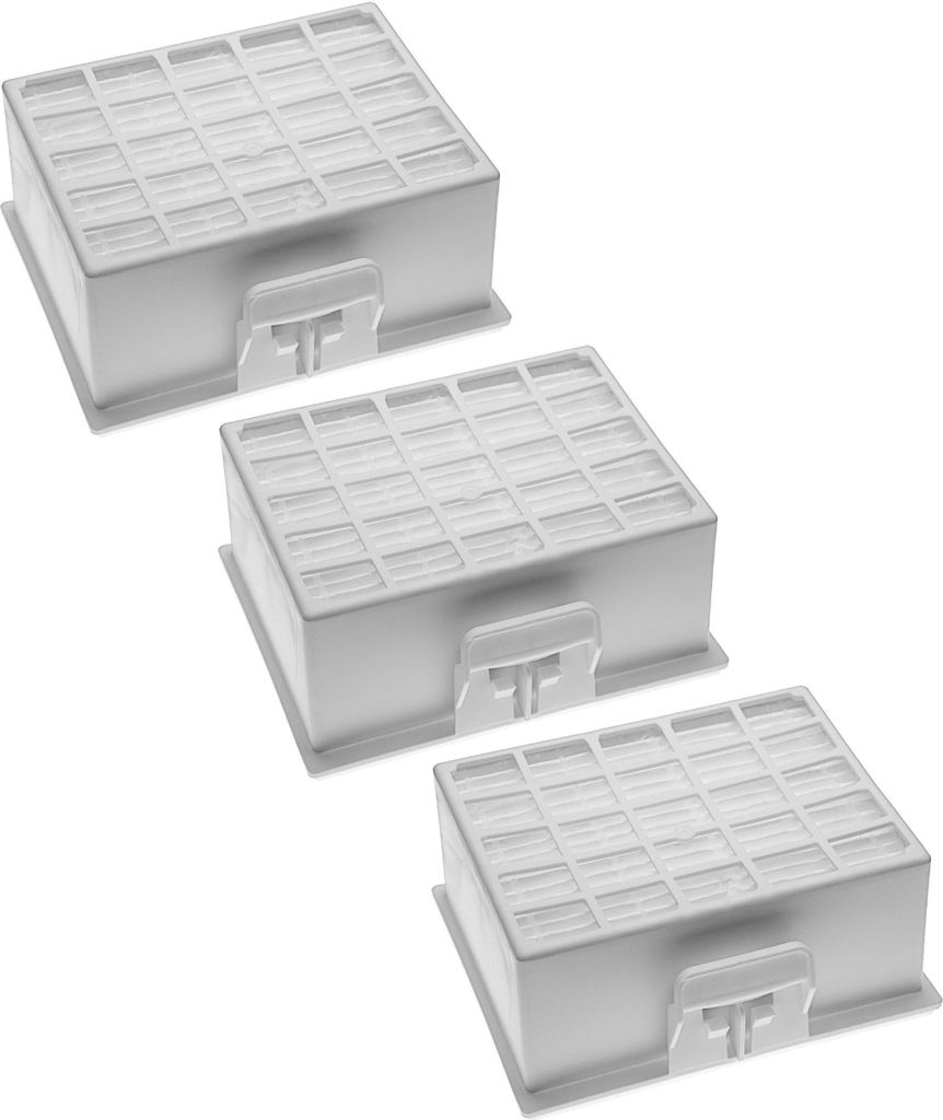 vhbw 3x Staubsaugerfilter kompatibel mit Bosch BSGL32282/03, BSGL3222RU/03, BSGL32238/03, BSGL32260/03 Staubsauger - HEPA Abluft-Filter Weiß