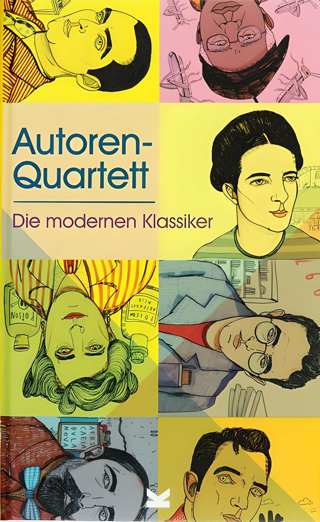 440466 - Quartett - Autoren - - Die modernen Klassiker, Kartenspiel, 2-4 Spieler, ab 12 Jahren (DE-Ausgabe)