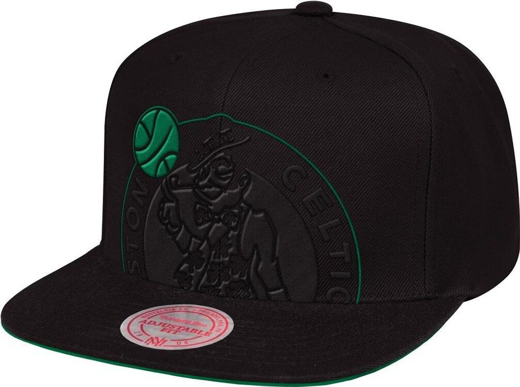Mitchell & Ness Snapback Cap Cropped XL Boston Celtics black