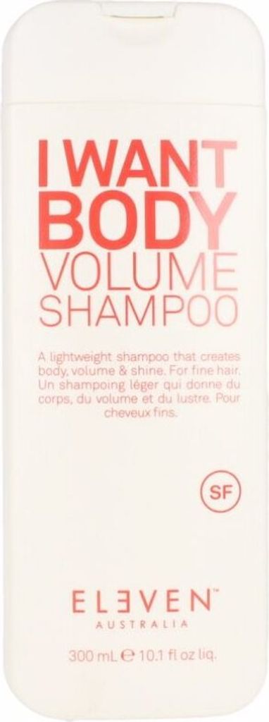 Eleven Australia I Want Body Volume Shampoo Stärkungsshampoo für feines Haar ohne Volumen 300 ml