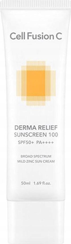 CELL FUSION C Derma Relief Sonnenschutz 100 SPF 50+ Creme für trockene Haut 50 ml