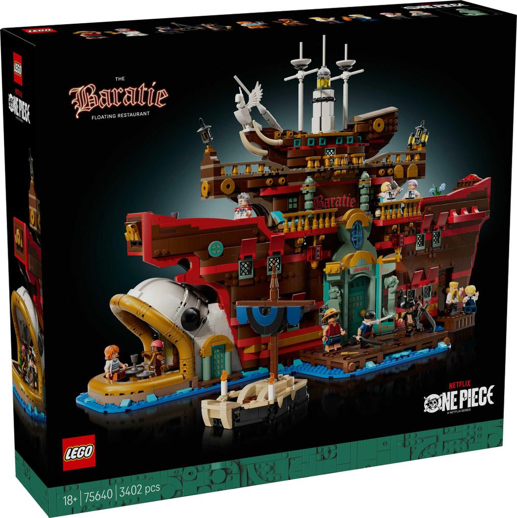 LEGO ONE PIECE - Het drijvende restaurant Baratie - Productafbeelding 