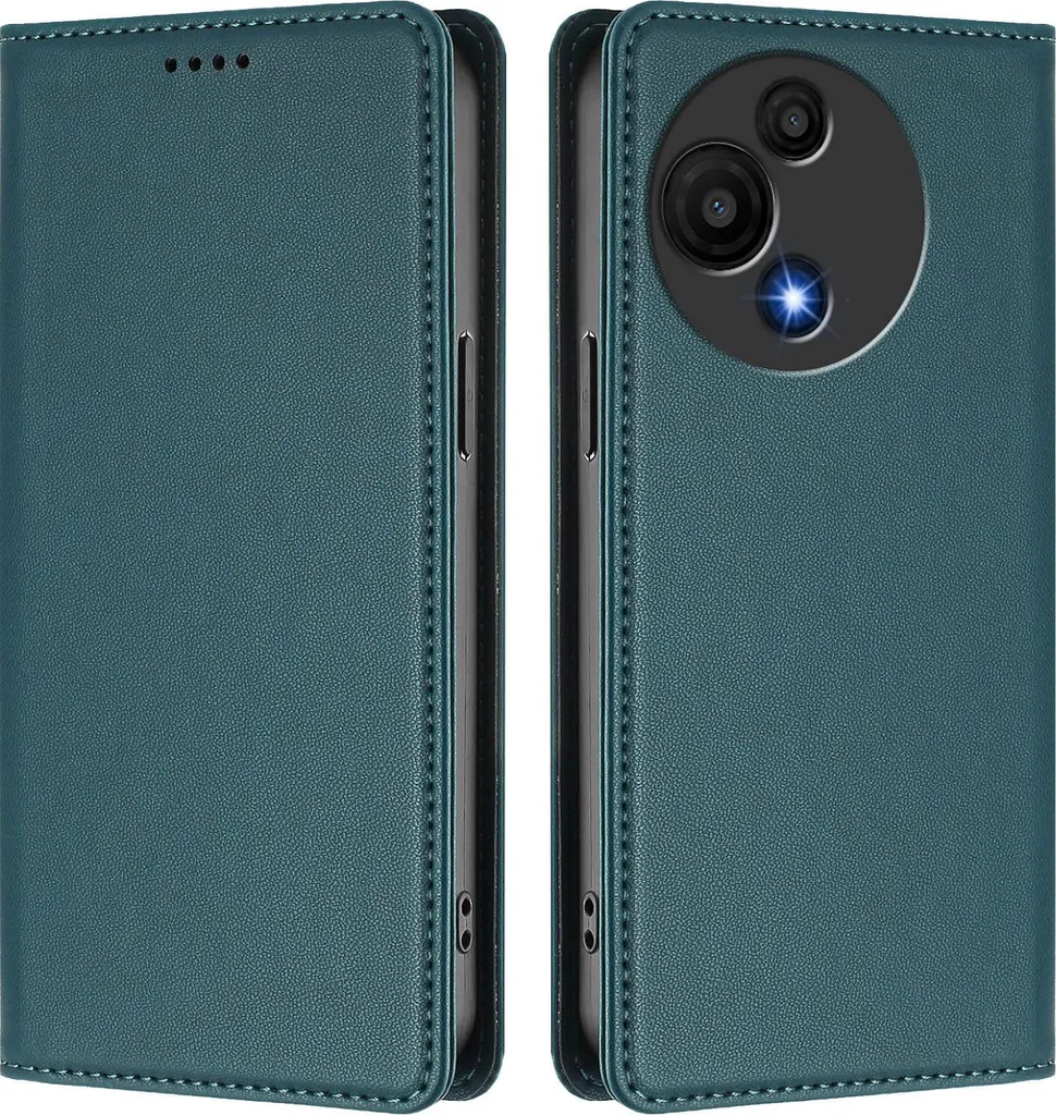 Offerta Custodia TCL 605 / 60 SE Verde - Flip Cover Antiurto Economica