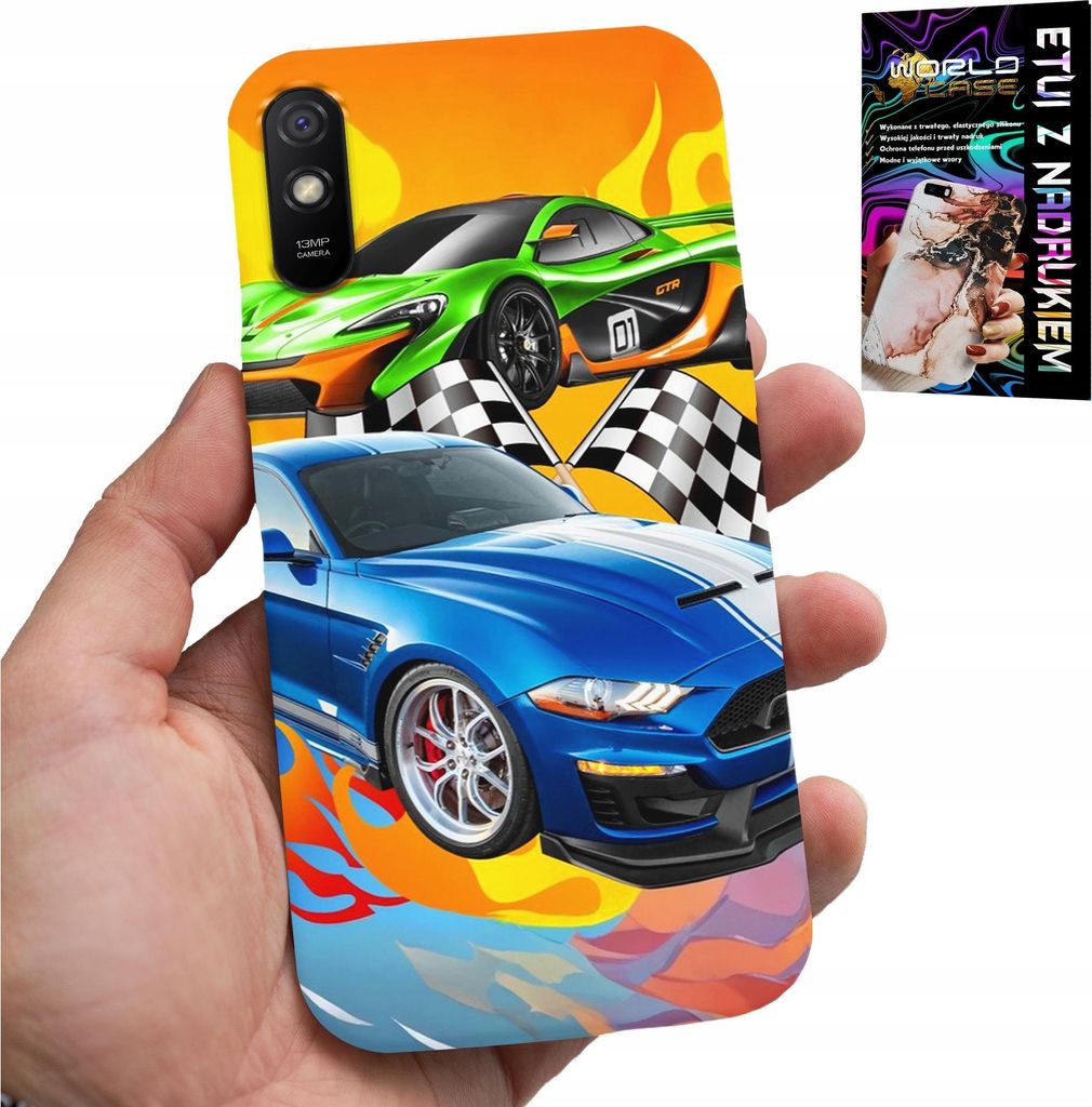 Etui Für Xiaomi Redmi 9A - Für Kinder, Rennwagenrennen