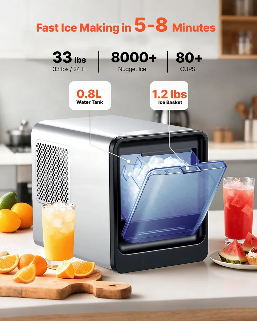 Machine à glaçons : fini le manque de glace avec ce modèle 15 kg - 2