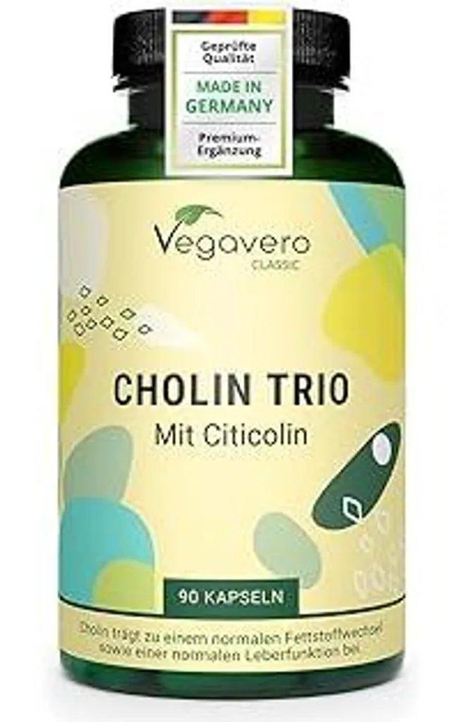 Capsule di Colina Vegavero | Naturale e Senza Additivi per il Fegato