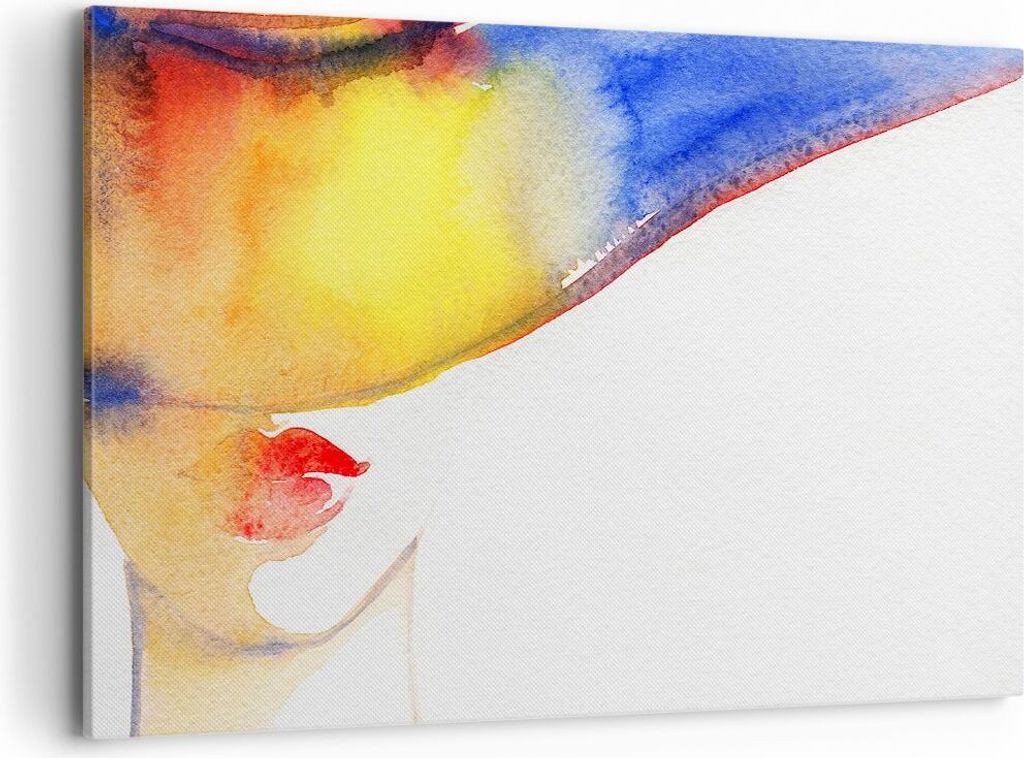 Bild auf Leinwand - Leinwandbild - Modell modern schön Design - 120x80cm - Wand Bild - Wanddeko - Leinwanddruck - Bilder - Kunstdruck - Wanddekora...