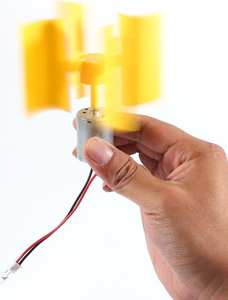 Mini Windturbine, Vertikaler Windgenerator, DIY Windgenerator Modell, Windkraft Demonstration, Windkraft Lernmodell, Windenergie Modell, Windgenera...