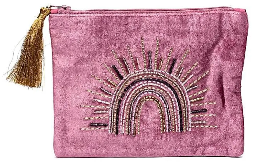 Pochette Violette en Velours : Finissez-en avec le désordre dans le sac